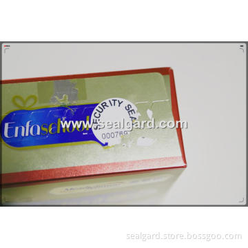 destructible label